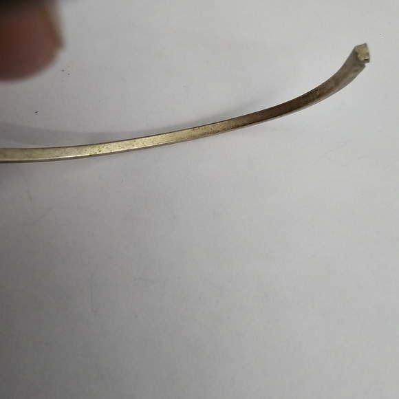 Vintage mountain scene bracelet shooting star silver tone crushed turquoise - Picture 11 of 16